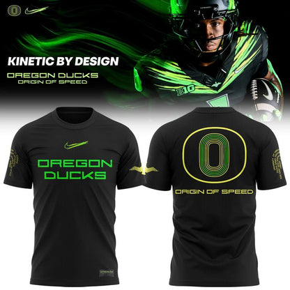 Men's Nike Oregon Ducks Origin of Speed Air T-Shirt – Black (Updated Color)