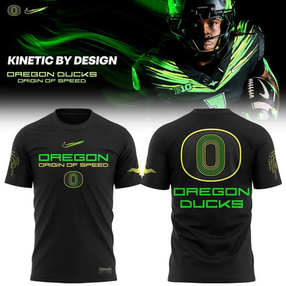 Men's Nike Black Oregon Ducks Origin of Speed T-Shirt