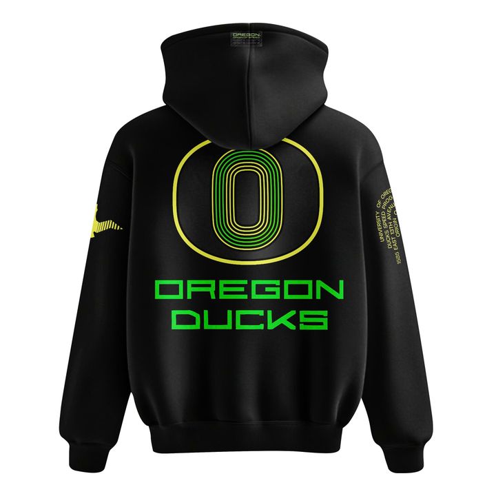 Men's Nike Black Oregon Ducks Origin of Speed Hoodie