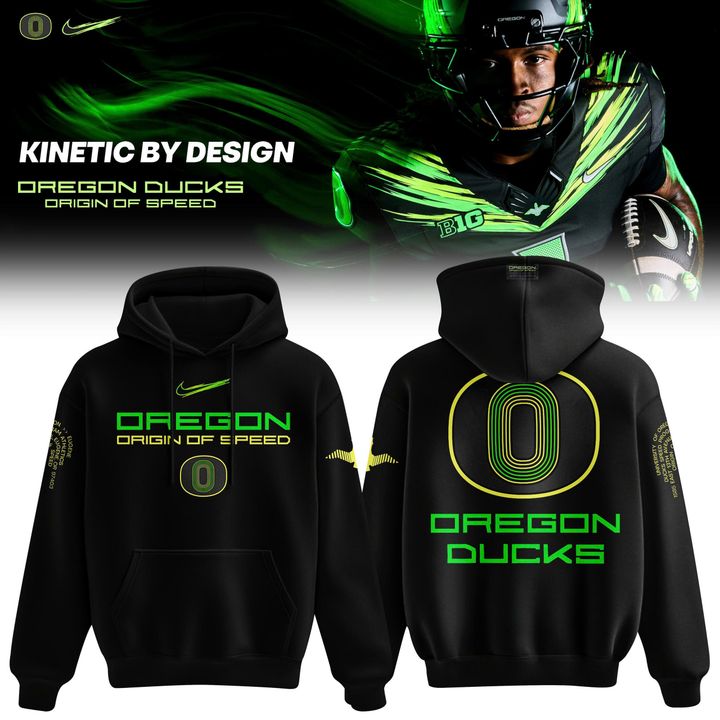 Men's Nike Black Oregon Ducks Origin of Speed Hoodie