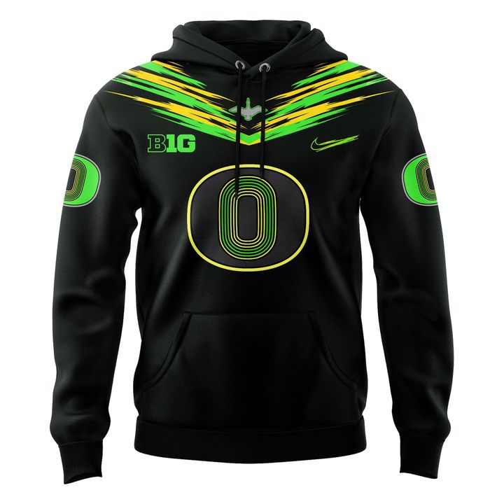 Women's Nike Oregon Ducks Origin of Speed Football Hoodie – Night Forest