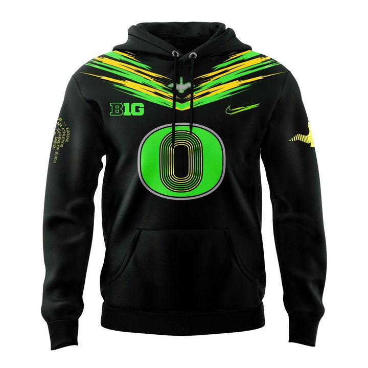 Women's Nike Oregon Ducks Origin of Speed Football Hoodie – Night Forest