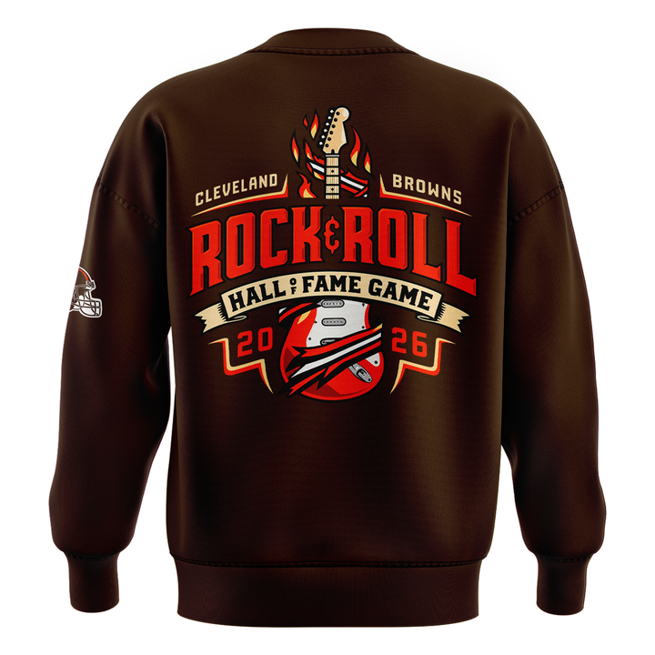 Limited Edition Cleveland Browns Rock & Roll Hall of Fame Game Sweatshirt 2026