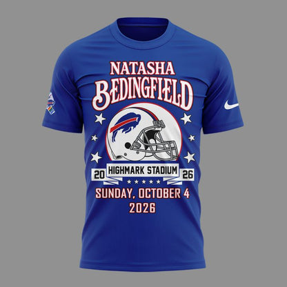Bills x Natasha Bedingfield - Crucial Catch Intercept Cancer T-Shirt
