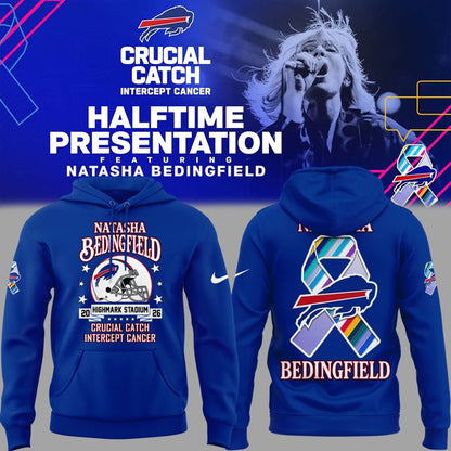 Limited Editio Bills x Natasha Bedingfield - Crucial Catch Intercept Cancer Hoodie
