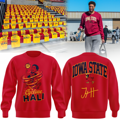 Limited Edition Tyrese Haliburton x Iowa State Men's Basketball Red Sweatshirt 2026