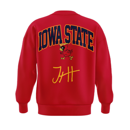 Limited Edition Tyrese Haliburton x Iowa State Men's Basketball Red Sweatshirt 2026