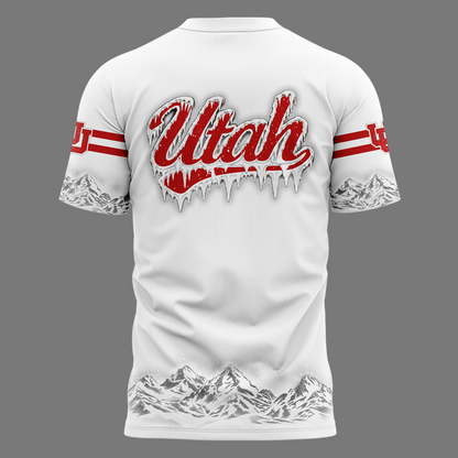 2.Limited Edition Utah Utes Football White Out T-Shirt 2026