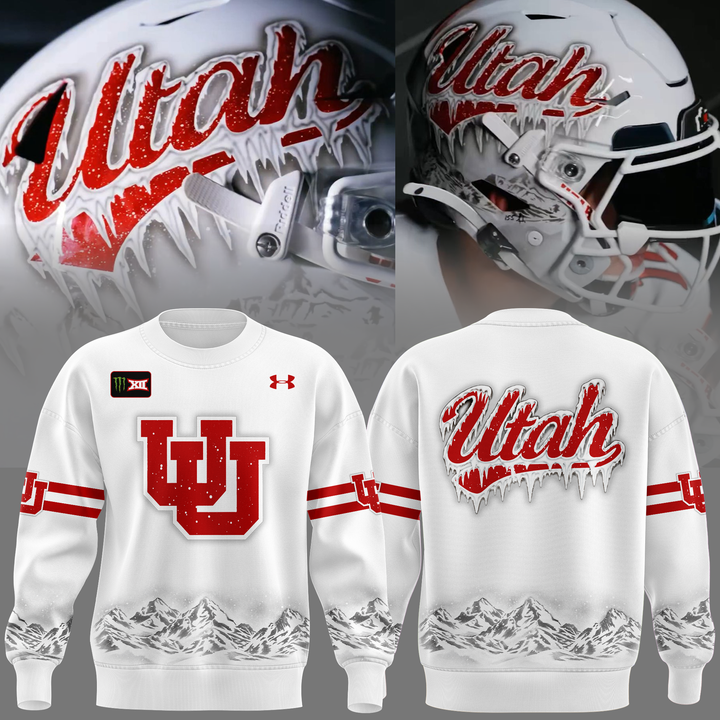 Limited Edition Utah Utes Football White Out Sweatshirt 2026