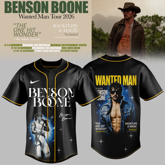 _BENSON BOONE – WANTED MAN TOUR 2026 JERSEY
