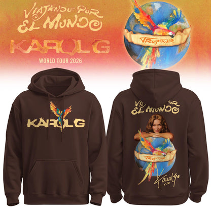 Karol G – Viajando Por El Mundo Tropitour 2026 Limited Edition Hoodie