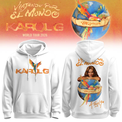 Karol G – Viajando Por El Mundo Tropitour 2026 Limited Edition Hoodie