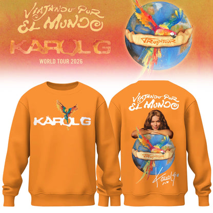 Karol G – Viajando Por El Mundo Tropitour 2026 Limited Edition Sweatshirt