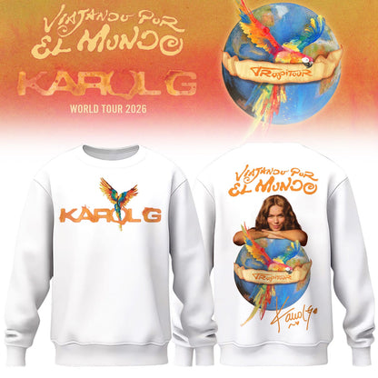 Karol G – Viajando Por El Mundo Tropitour 2026 Limited Edition Sweatshirt