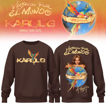 Karol G – Viajando Por El Mundo Tropitour 2026 Limited Edition Sweatshirt