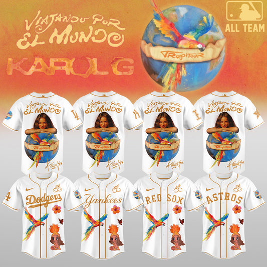 Karol G x MLB – Nos Vamos de Tour JERSEY (All Team) 6