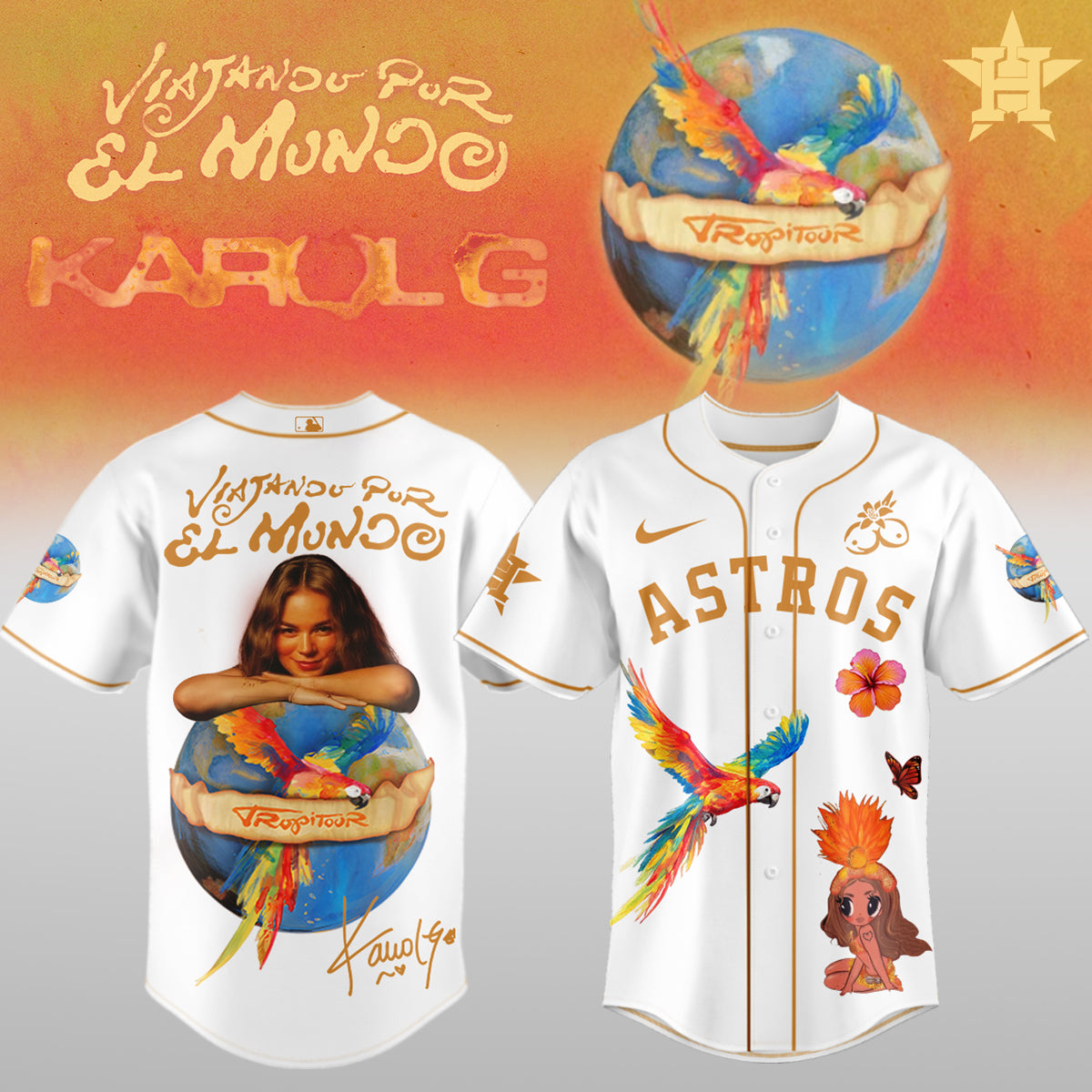 Karol G x MLB – Nos Vamos de Tour JERSEY (All Team) 6