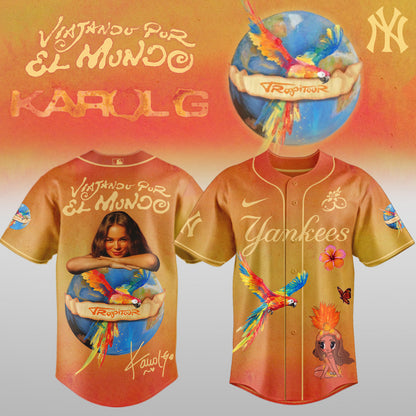 Karol G x MLB – Nos Vamos de Tour JERSEY (All Team) 7