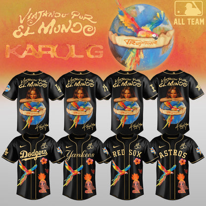 Karol G x MLB – Nos Vamos de Tour JERSEY (All Team) 5