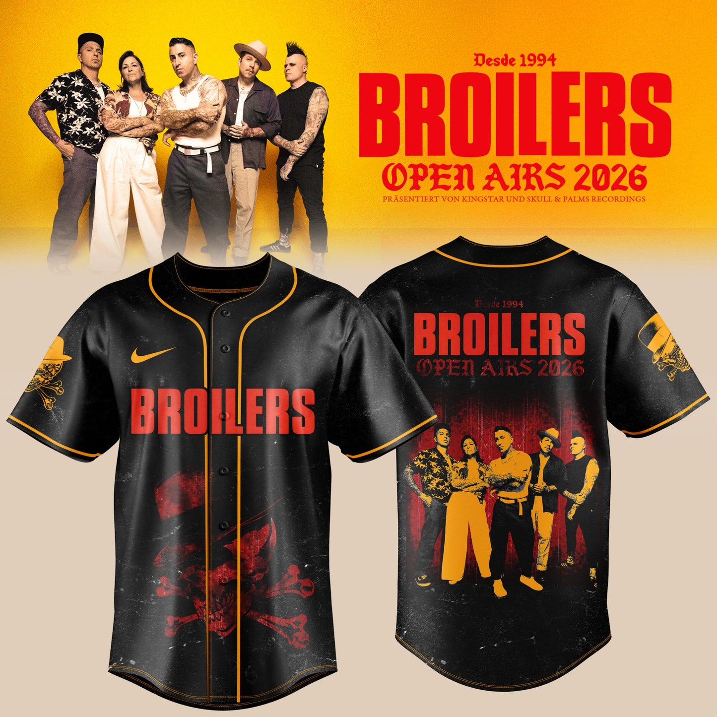 .Brlrs Open Airs 2026 3D All-Over Print Baseball Jersey V1