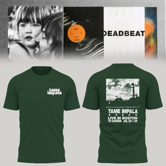 Tame Impala “Deadbeat Tour” AT TD Garden, Boston, MA – Tshirt