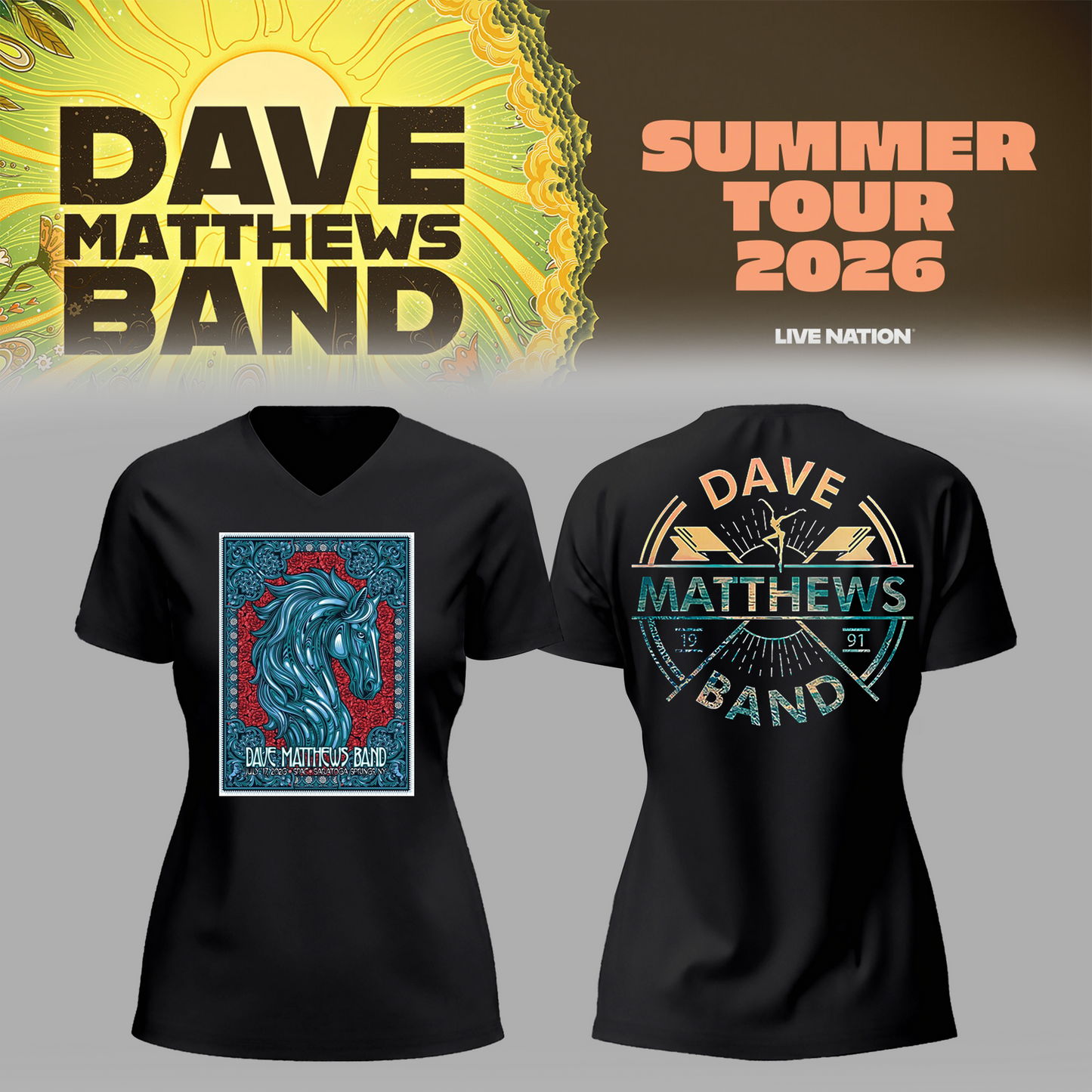 Limited Edition Summer Tour 2026 At Saratoga Springs,NY Shirt