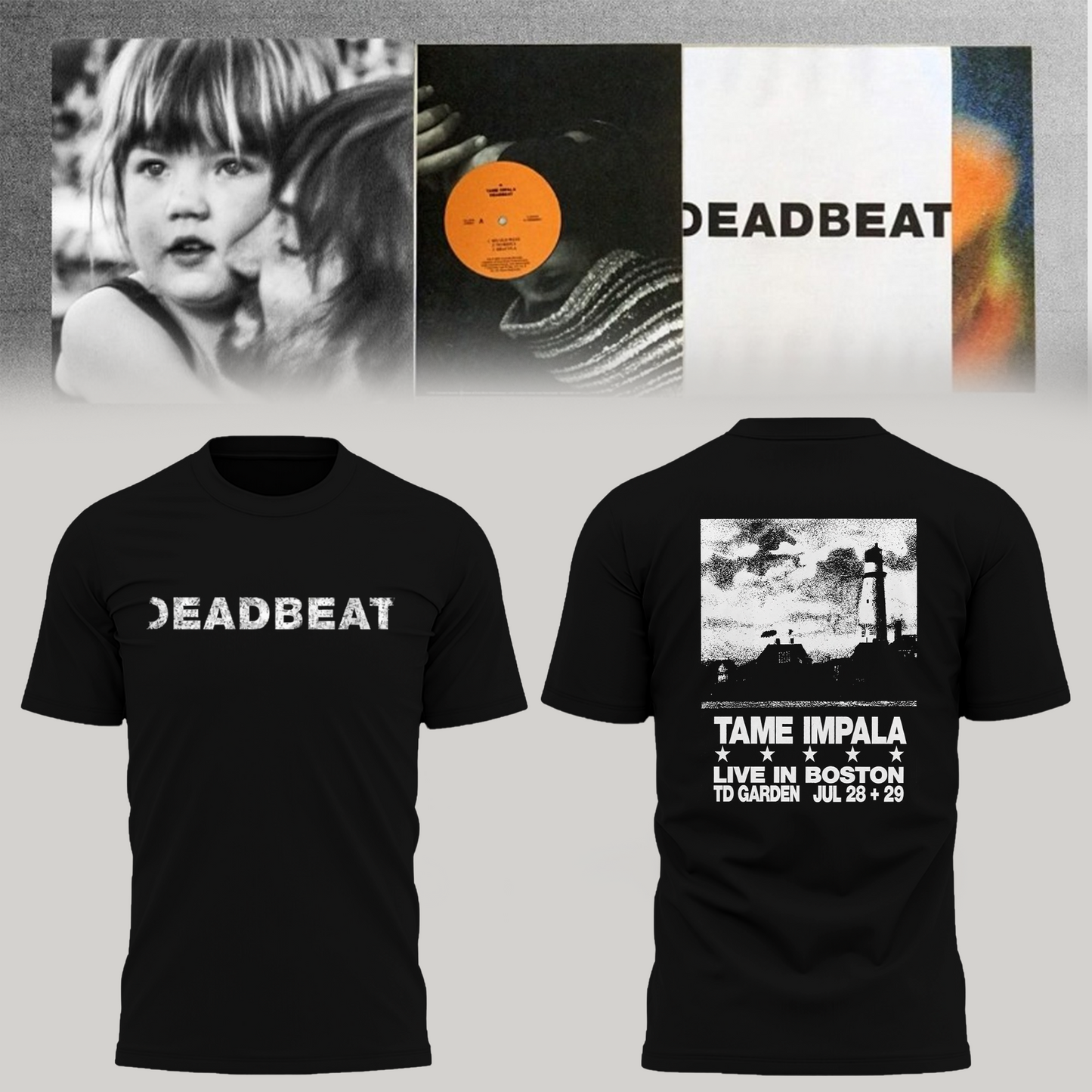 Tame Impala “Deadbeat Tour” AT TD Garden, Boston, MA – Tshirt