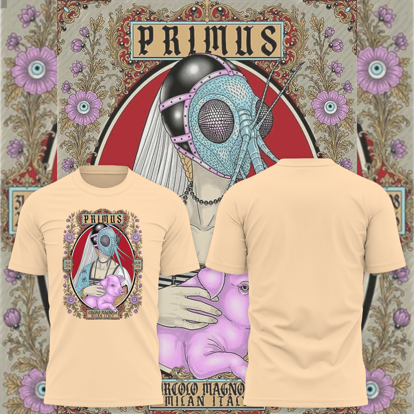 Limited Edition Primus Europe Tour 2026 TShirt