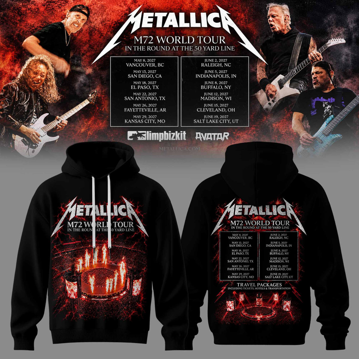M72 World Tour 2026-2027 3D All-Over Print Graphic Hoodie V2