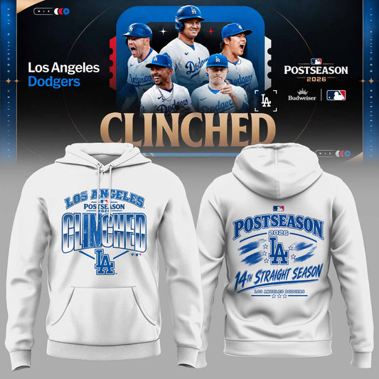 LAD 2026 Postseason Clinched 3D All-Over Print Graphic Hoodie V3
