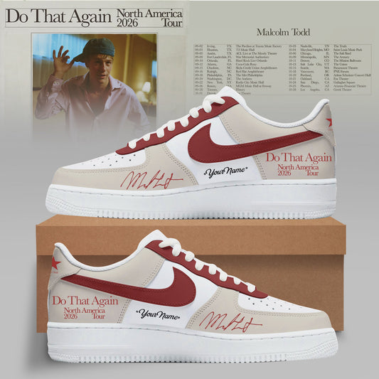 MALCOLM TODD – DO THAT AGAIN NORTH AMERICA TOUR SHOES