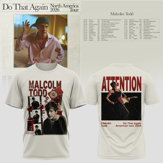 MALCOLM TODD – DO THAT AGAIN NORTH AMERICA TOUR TEE