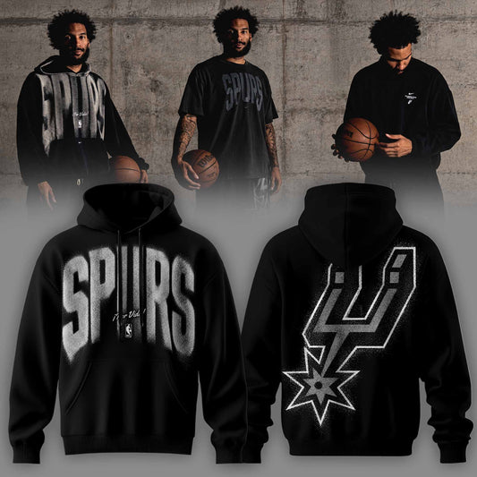 . San Antonio Spurs Apparel 3D All-Over Print Graphic Hoodie V1