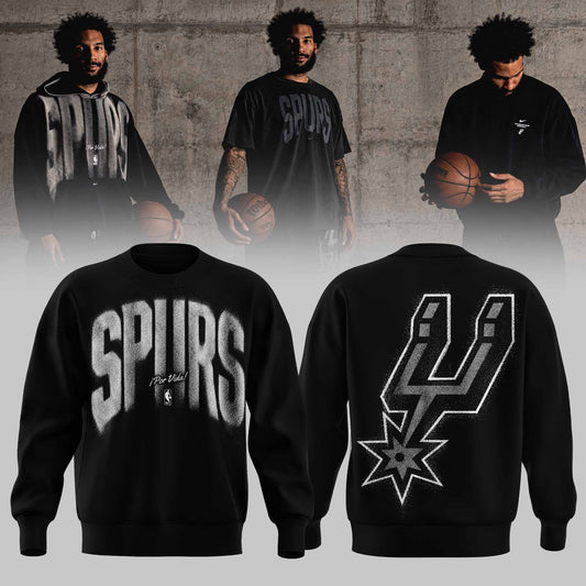 . San Antonio Spurs Apparel 3D All-Over Print Graphic Sweatshirt V1