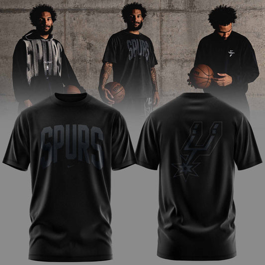 . San Antonio Spurs Apparel 3D All-Over Print Graphic T-Shirt V2