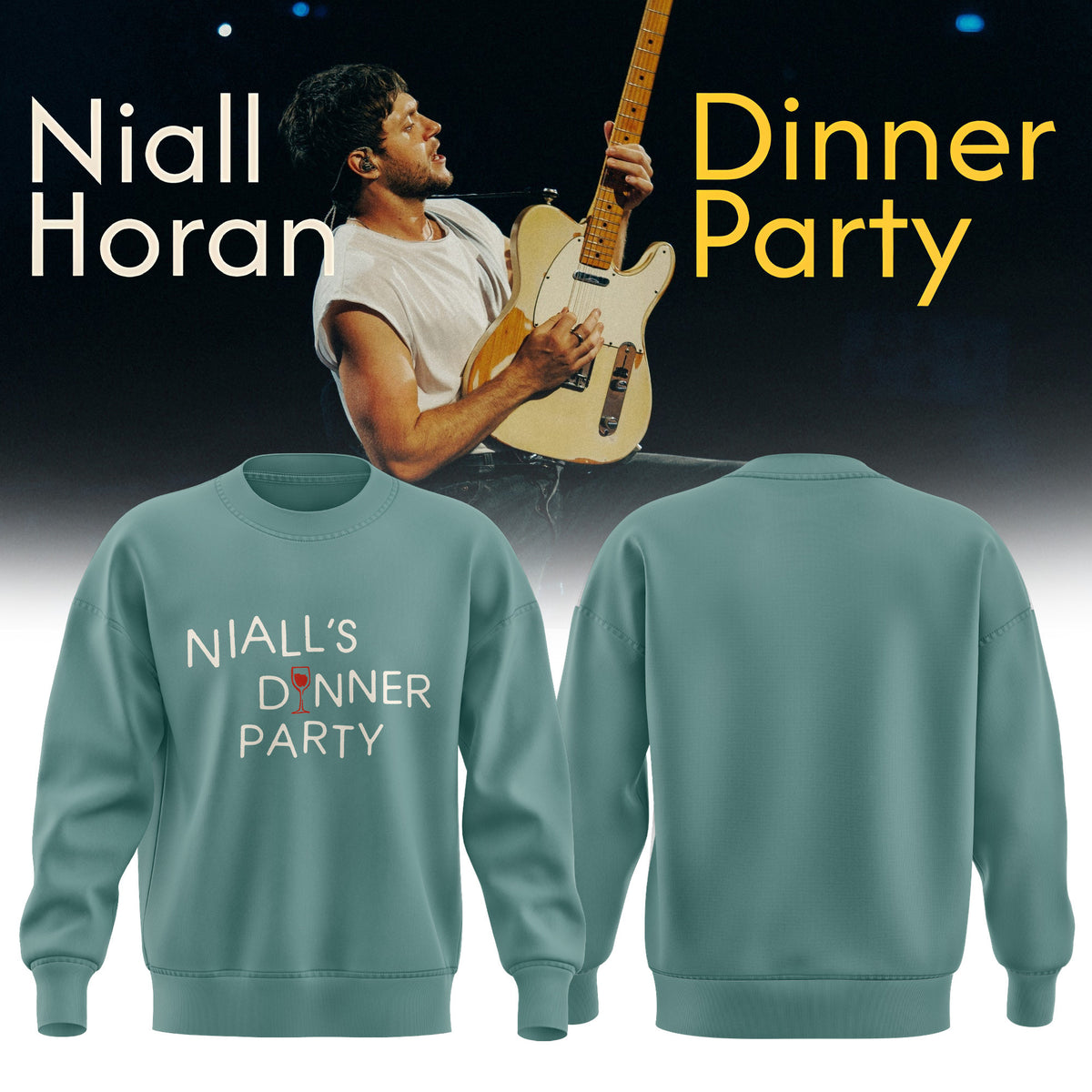 . Niall Horan Dinner Party Tour 3D All-Over Print Graphic Sweater
