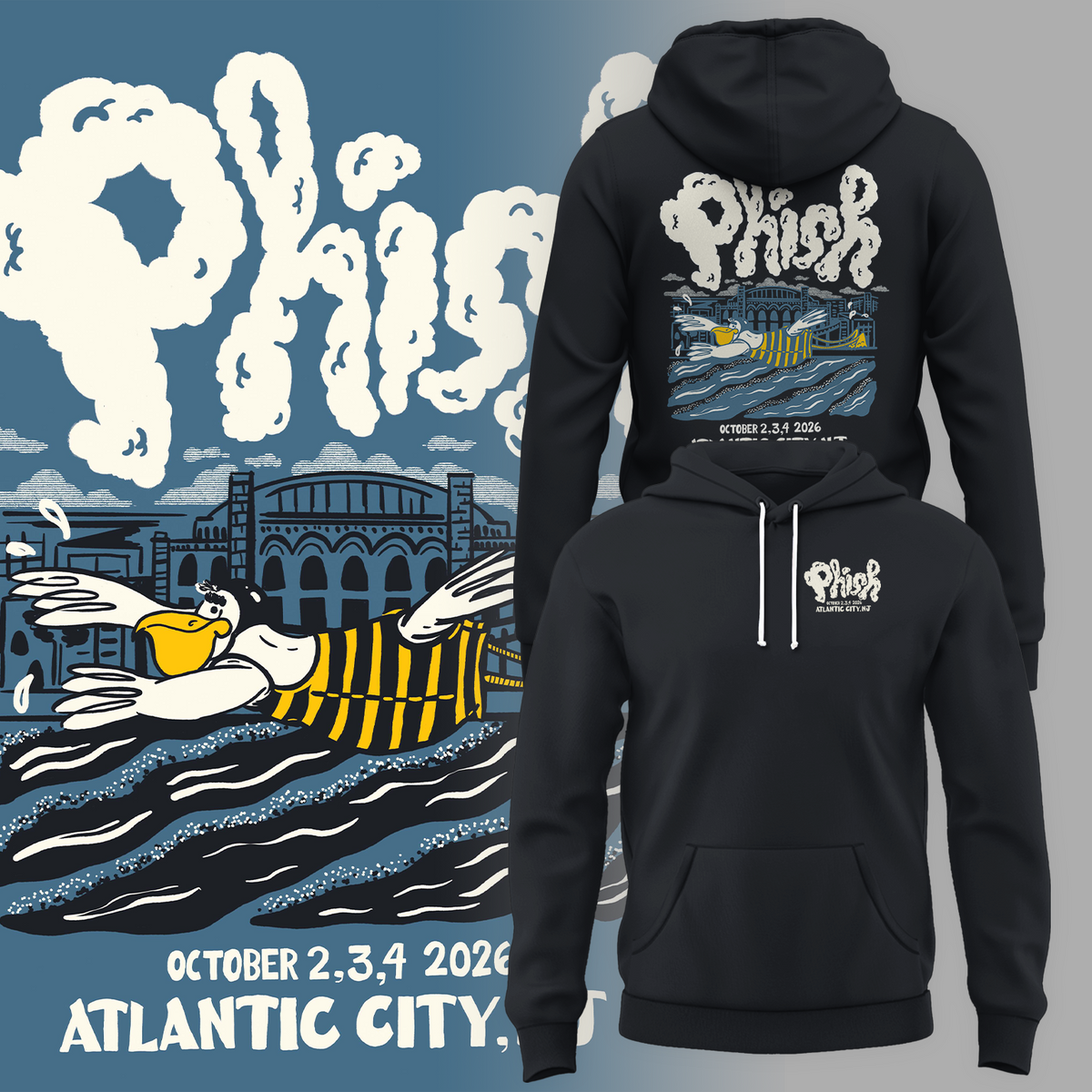 Limited Edition Summer Tour 2026 at Atlantic City, NJ 🎸🐠 Hoodie