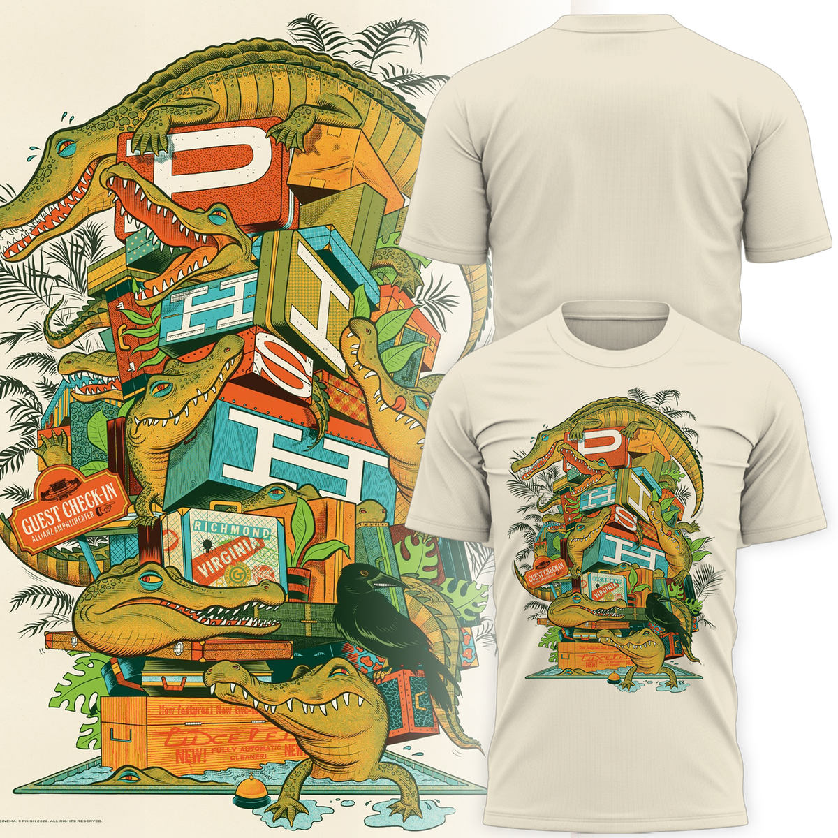 Limited Edition Richmond Fall '26 Event at Richmond, VA T-shirt 🎸🐠