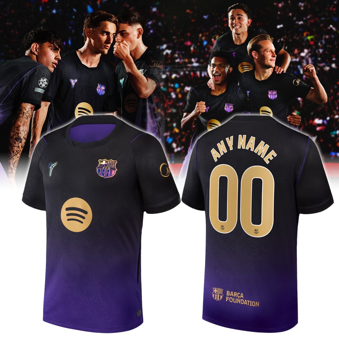 UCL Mens Away Jersey 26/27 Barca x Kobe