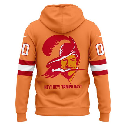 Men's Creamsicle Tampa Bay Buccaneers 50th Season Essential Hoodie