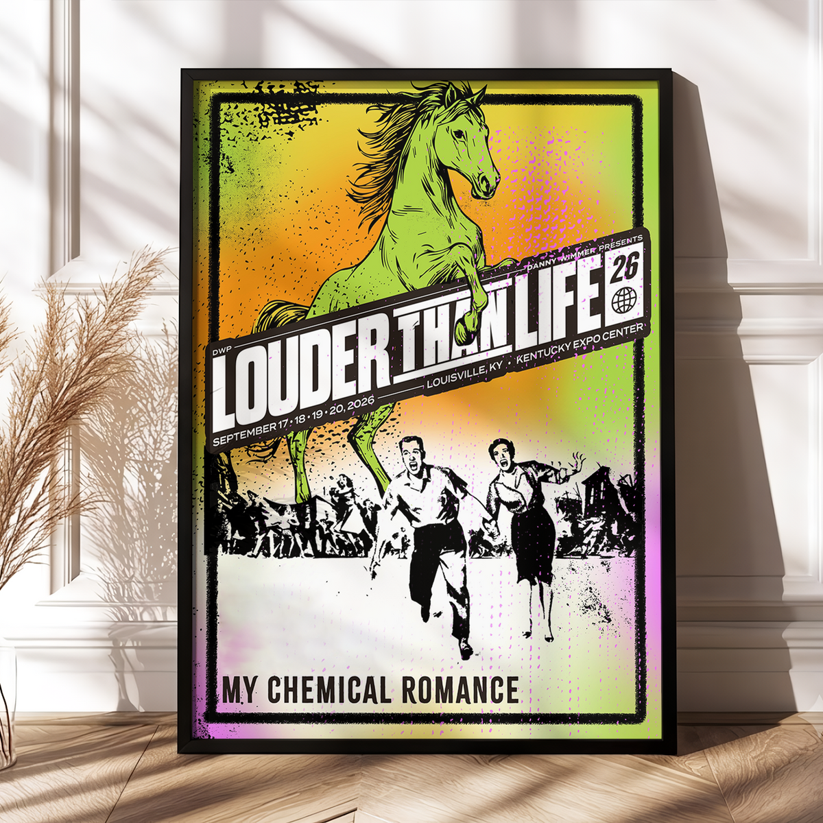 Limited Edition MCR Louder Than Life 2026 Louisville KY Poster
