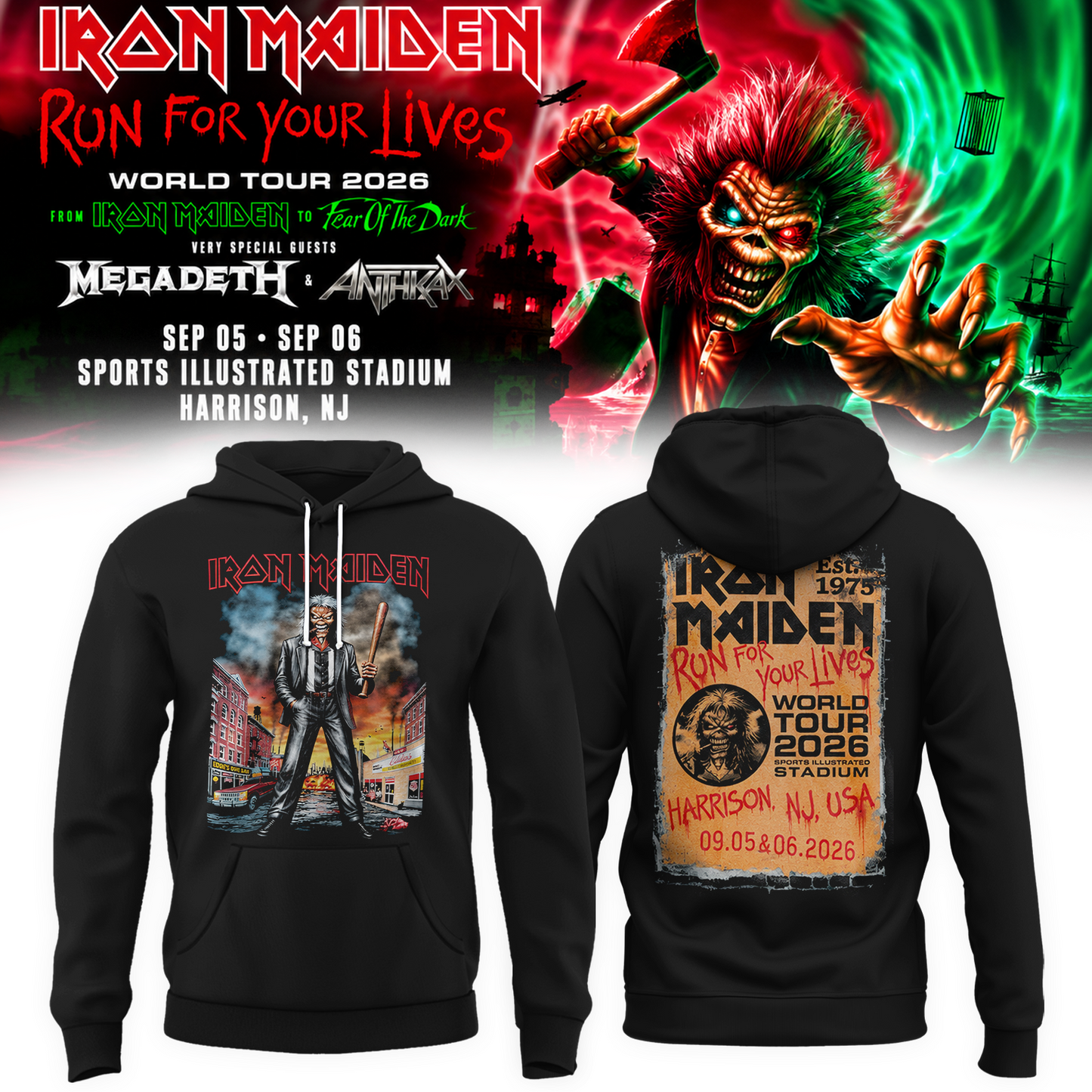 Limited Edition Run For Your Lives 2026 In In Sports Illustrated Stadium Hoodie