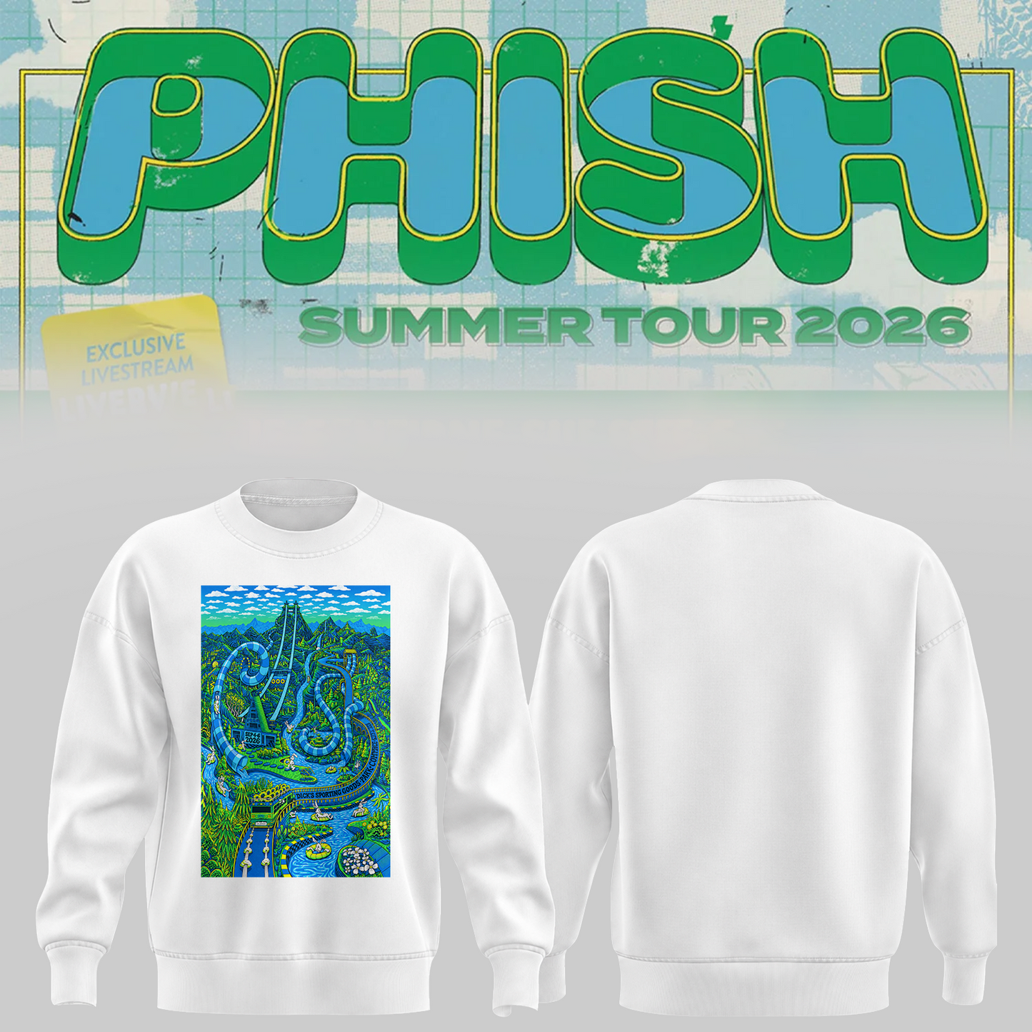 Phish Commerce City CO 2026 Event Tee On Sept 4 5 6 2026 Sweatshirt