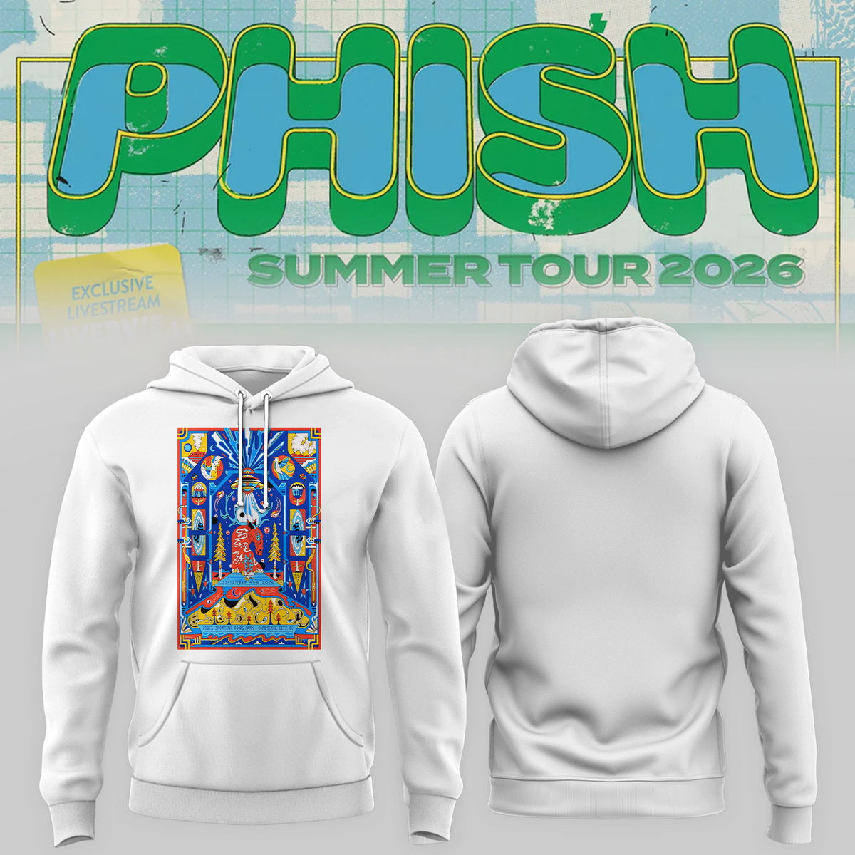 Phish Commerce City CO 2026 Event Tee On Sept 4 5 6 2026 Hoodie