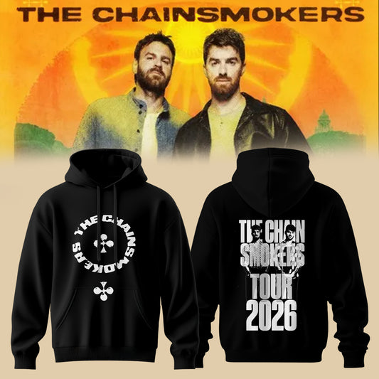 The Chainsmokers Tour 2026 Premium All-Over Print Hoodie V5