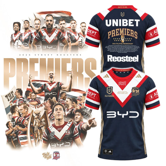 Sydney Roosters 2026 PREMIERS Limited Jersey
