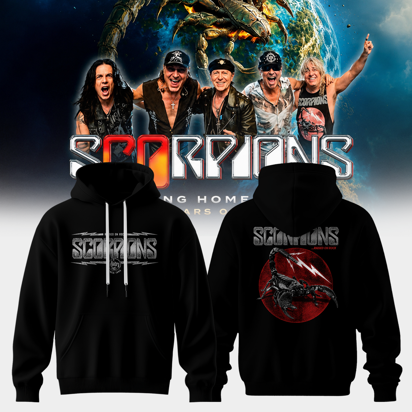 SCORPIONS - "Coming Home" 2026 World Tour Limited Hoodie