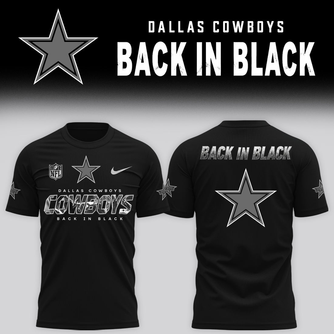 2026 DAL - Back In Black Limited Edition Tshirt