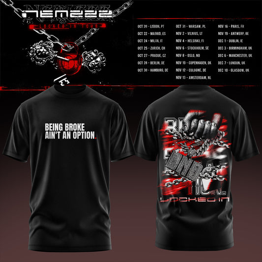 _NMZ Locked In Tour Premium Graphic T-Shirt V1
