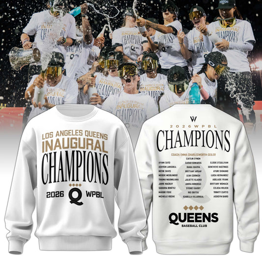 Queens Champions White Sweatshirt